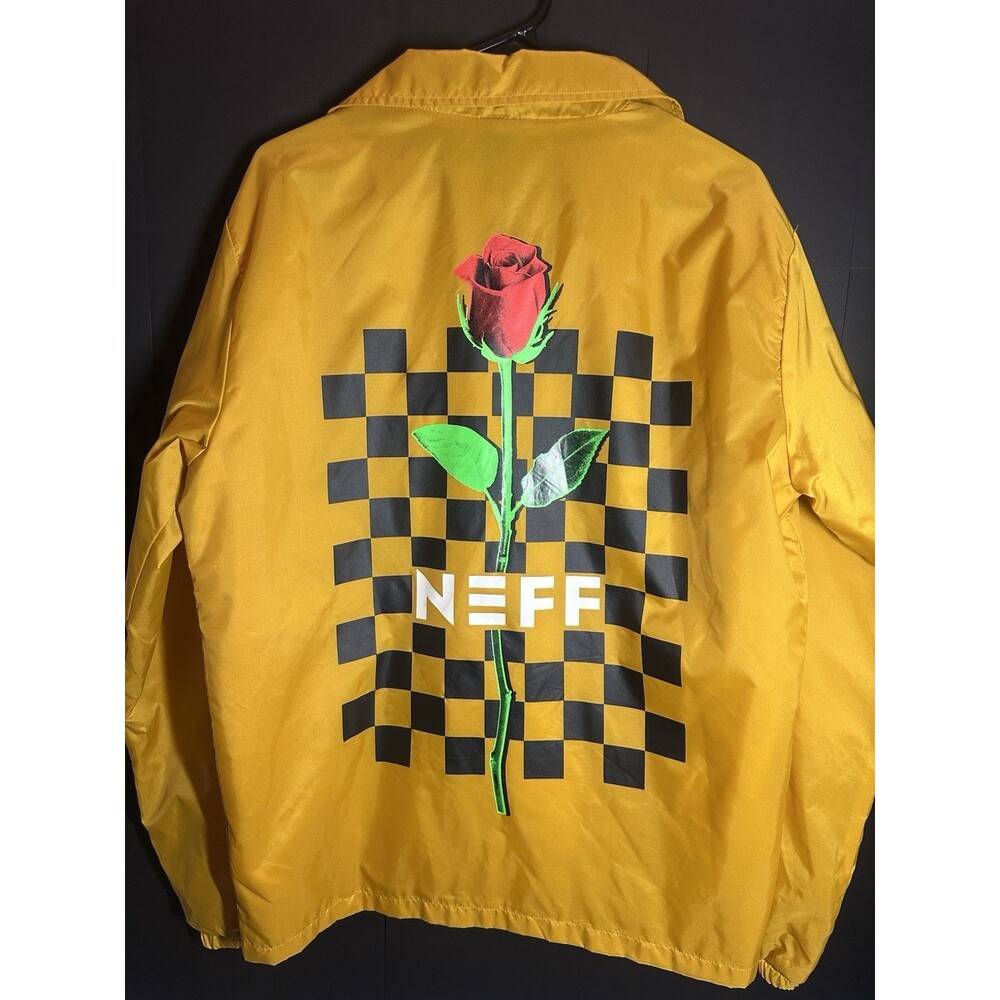 Stylish Windbreaker Streetwear Checkerboard Rose - Neff - Medium Yellow - Clean